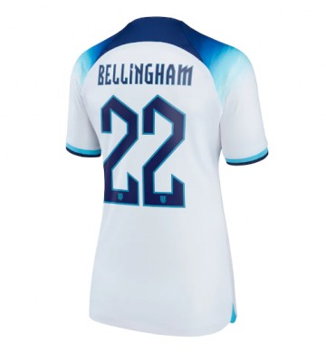 England Jude Bellingham #22 Hjemmedrakt Kvinner VM 2022 Kortermet